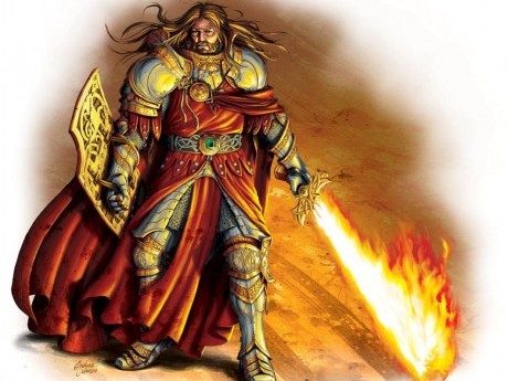 Character Rothog the holy fire