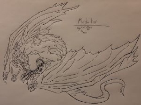 Character Medallion - Inara's Dragon