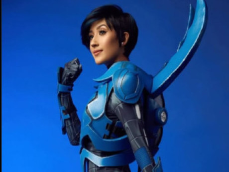 Image of Jennifer Kord aka Blue Beetle