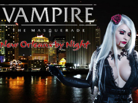 Vampire the Masquerade in New Orleans logo